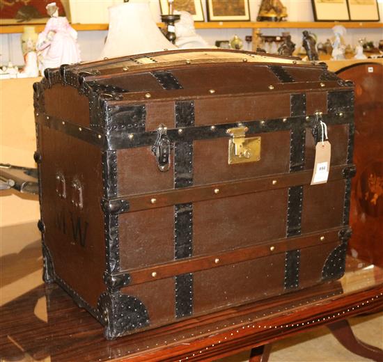 Dome top trunk circa 1880s